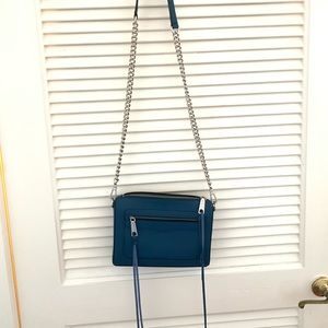Blue shoulder/crossbody purse